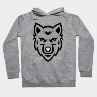 Wolf Face Logo Hoodie